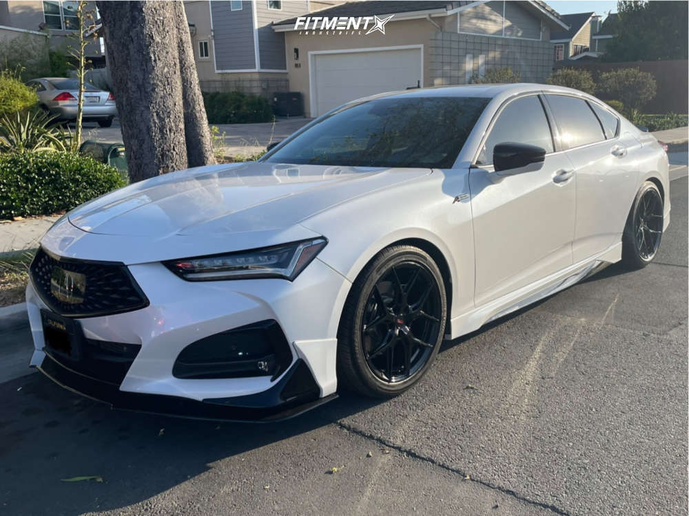2021 Acura TLX other with 19x8.5 Vossen Hf5 and Bridgestone 255x40 on ...