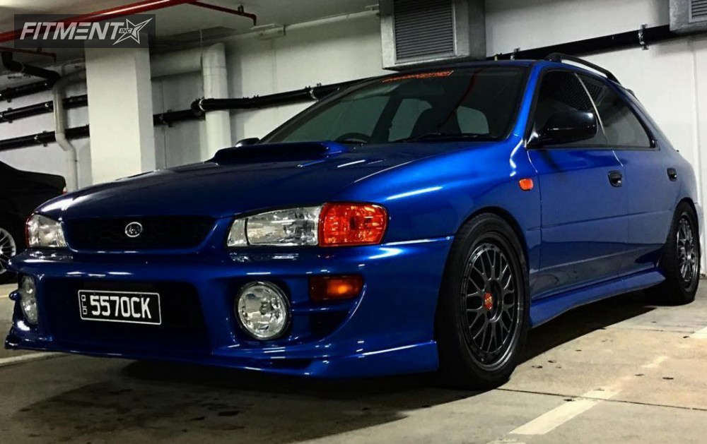 1998 Subaru WRX Base with 17x7.5 BBS Lm and Goodyear 215x45 on