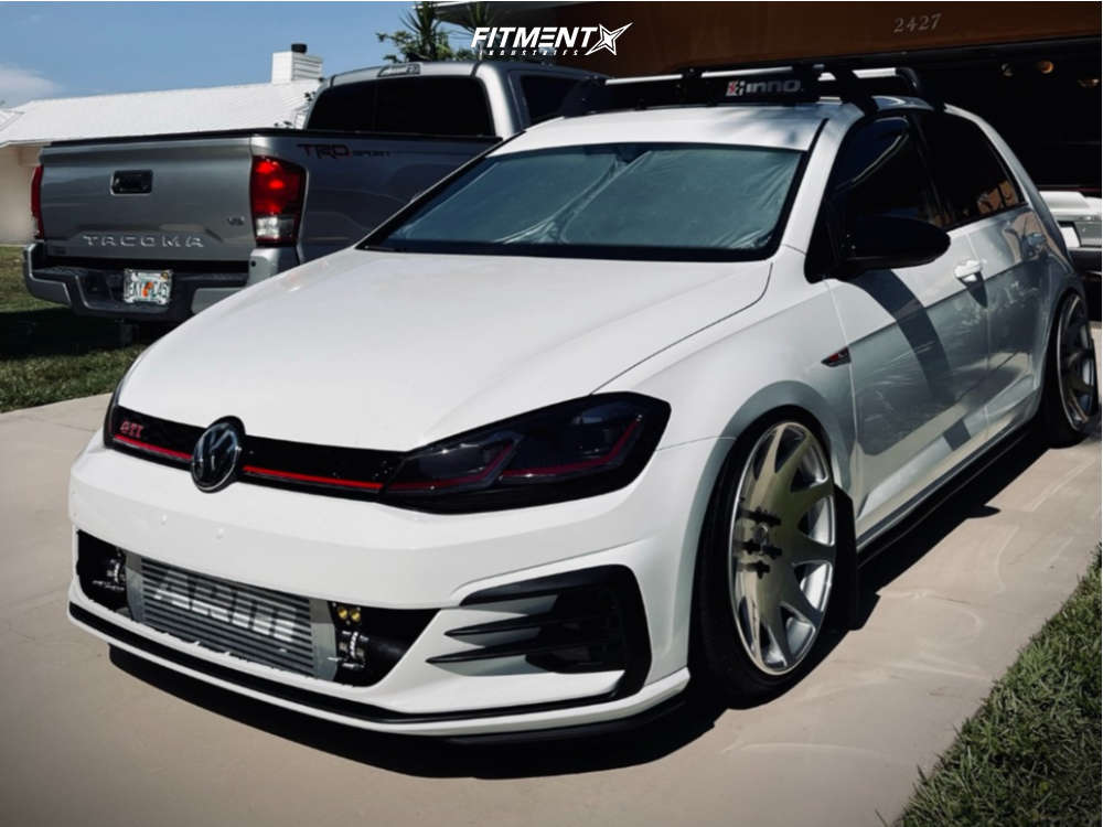 2020 Volkswagen GTI S with 19x9.5 MRR Hr3 and Vercelli 225x35 on
