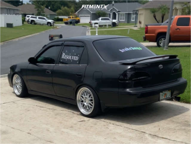 1998 Toyota Corolla LE with 17x8 Aodhan Ah02 and Vercelli 205x40 on ...