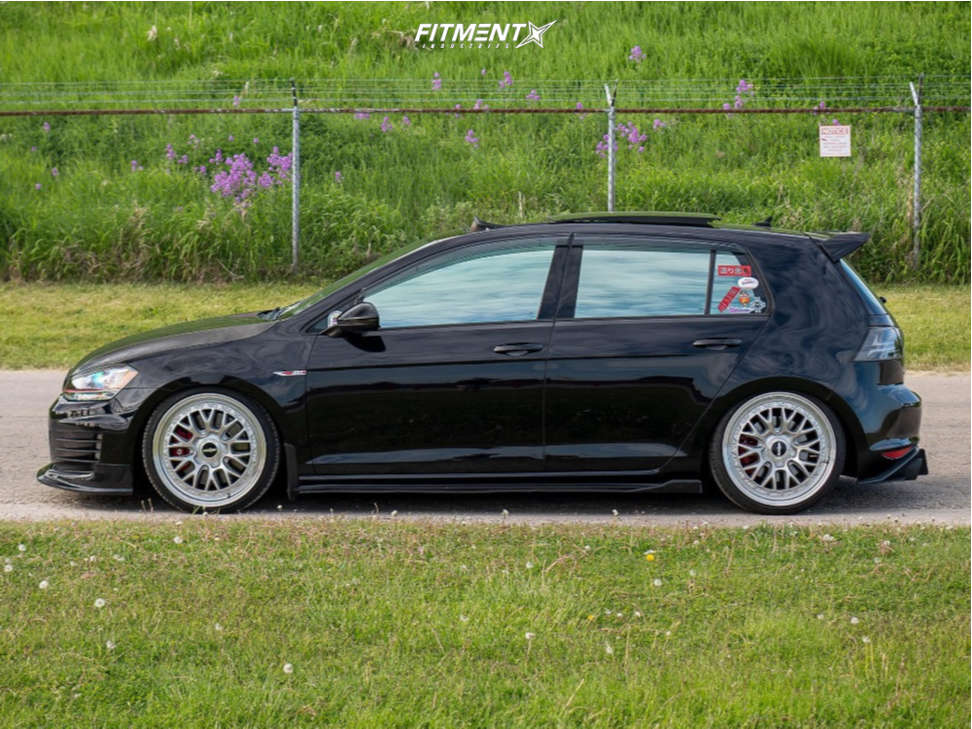 2016 Volkswagen GTI Autobahn with 19x8.5 Rotiform R155 LSR and Vercelli ...