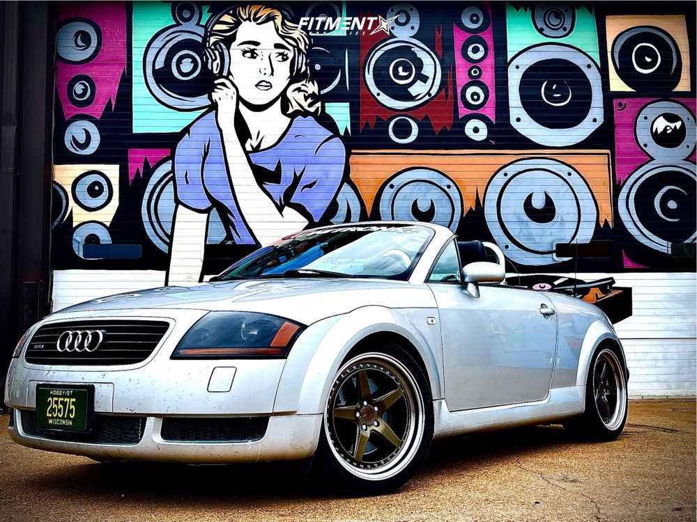 2002 Audi TT Quattro Base with 18x8.5 Aodhan Ds05 and Lexani