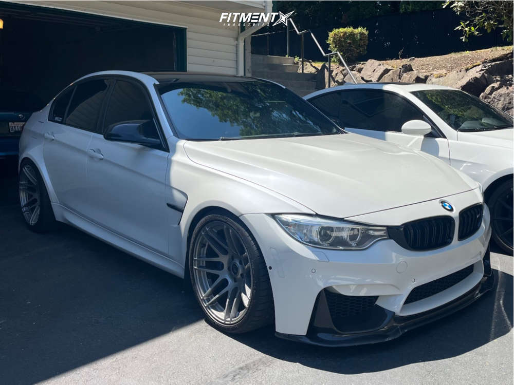 2015 BMW M3 Base with 19x9.5 Forgestar F14 and Michelin 275x30 on ...