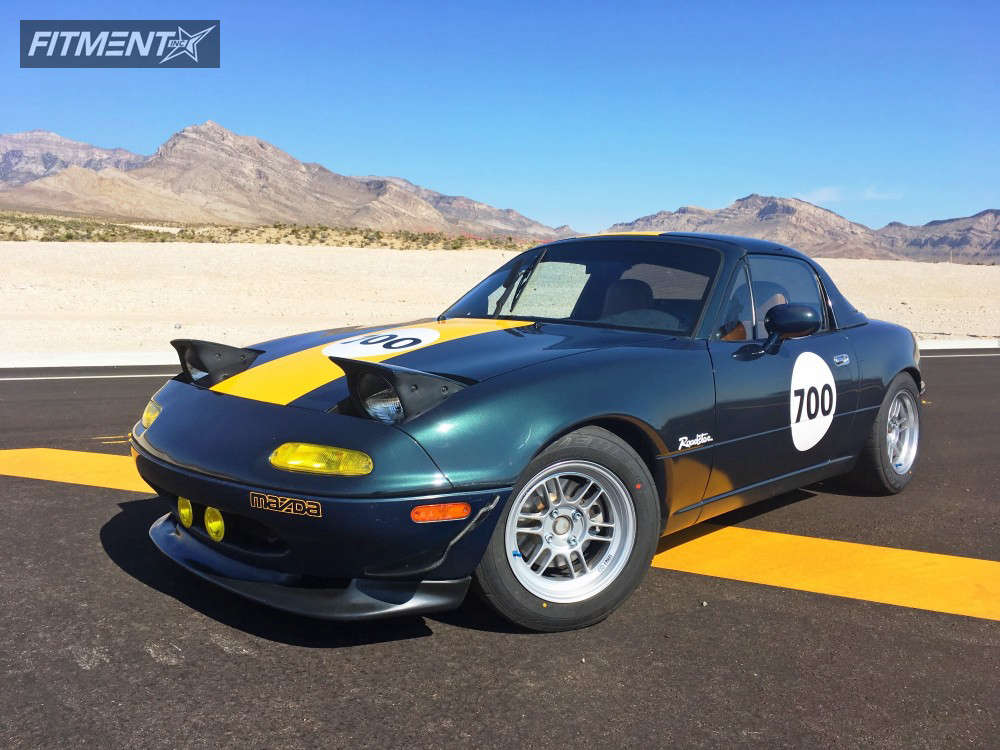 1995 Mazda MX-5 Miata Base with 14x7 Enkei RPF1 and Falken 195x60
