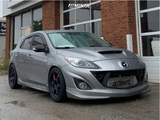 2013 Mazda 3 Mazdaspeed with 17x9 Volk Te37sl and Firestone 255x40