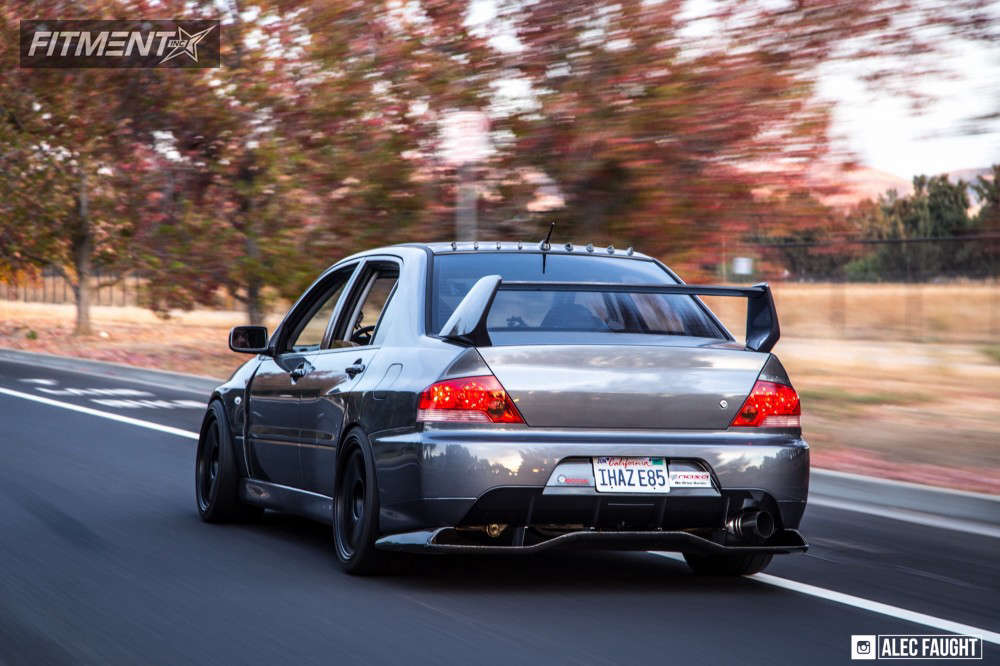 2006 Mitsubishi Lancer Evolution MR with 18x9.5 SSR Type - F and