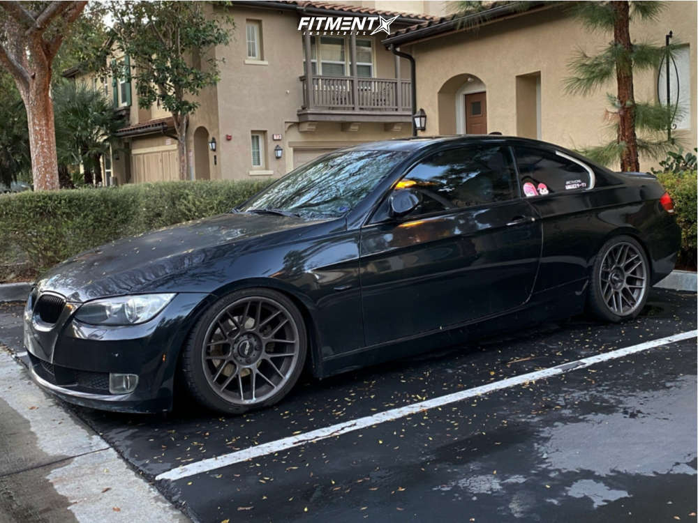2007 BMW 328i Base with 18x9 Apex Arc-8 and Hankook 245x35 on Coilovers ...