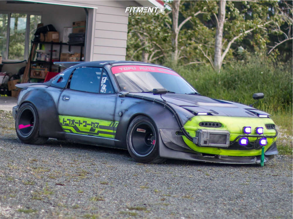 1990 Mazda Miata Base with 15x10 TA Works FGLS 01 and Toyo Tires