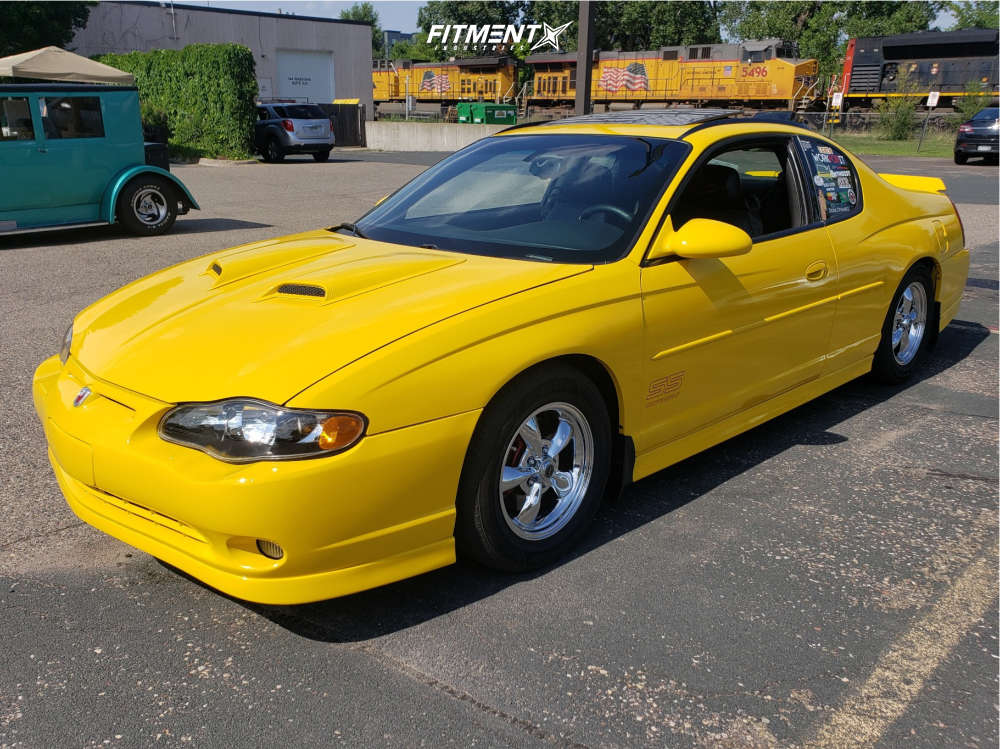 2002 Chevrolet Monte Carlo SS with 16x7 American Racing Torq Thrust M and Hankook 225x60 on