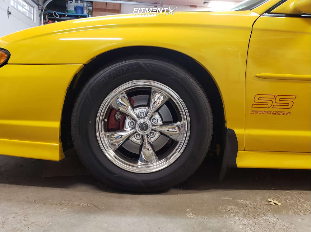 2002 Chevrolet Monte Carlo SS with 16x7 American Racing Torq Thrust M and Hankook 225x60 on