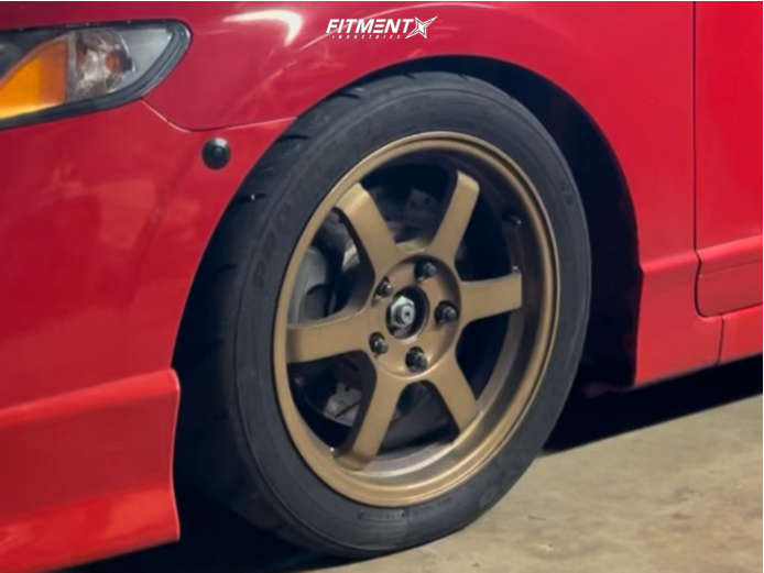 2009 Honda Civic Si with 16x8 Rota Grid and Toyo Tires 205x45 on ...