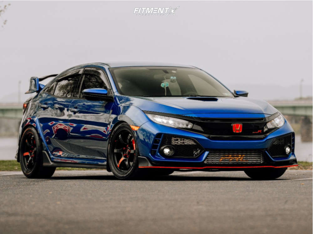 2019 Honda Civic Type R with 18x9.5 Gram Lights 57dr and Toyo Tires ...