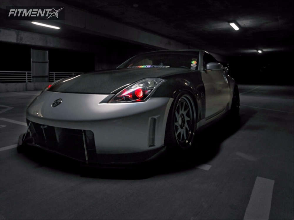 2008 Nissan 350Z Nismo with 19x9.5 Zedd Sl5 and Nankang 235x30 on