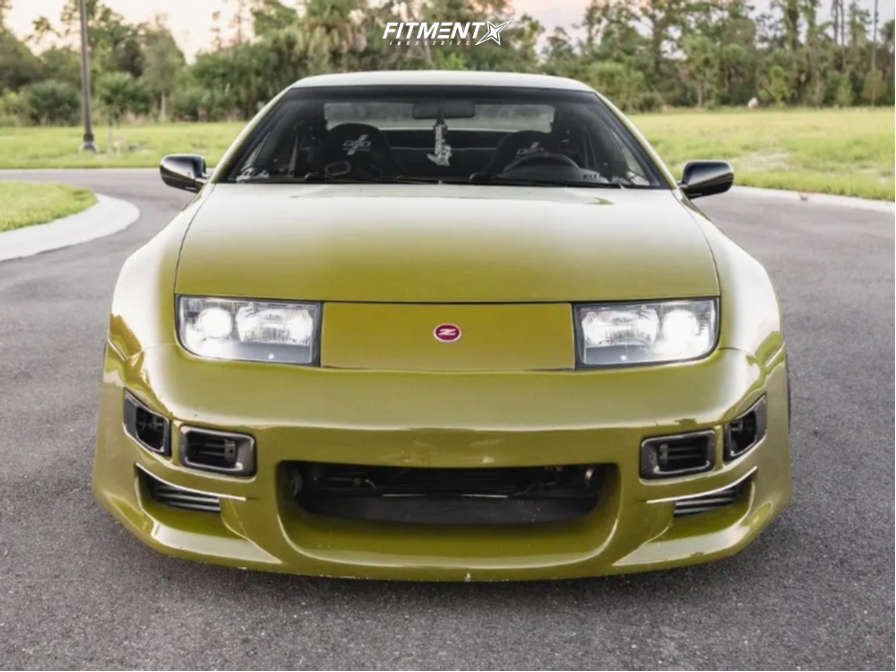 1990 Nissan 300ZX 2 2 with 18x9.5 Aodhan Ds06 and Falken 245x40 on