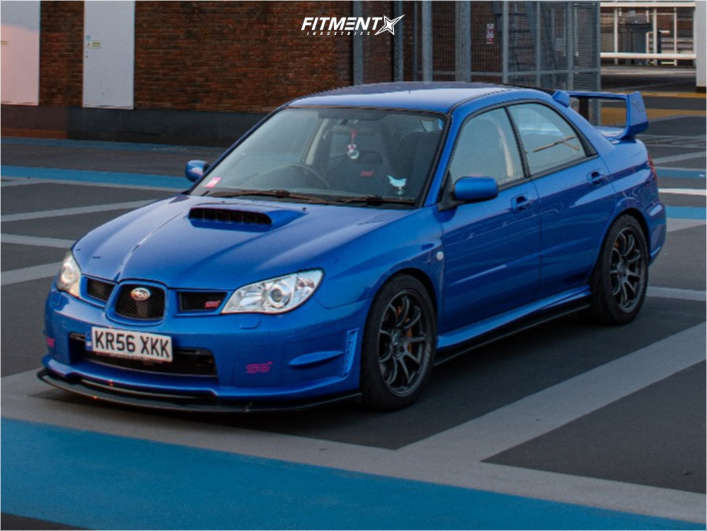 【2/2】インプレッサwrx sti NANKANG 245/40R18 2008 Subaru WRX STI with 18x8.5 33 AVID1 AV20 and 245/40R18