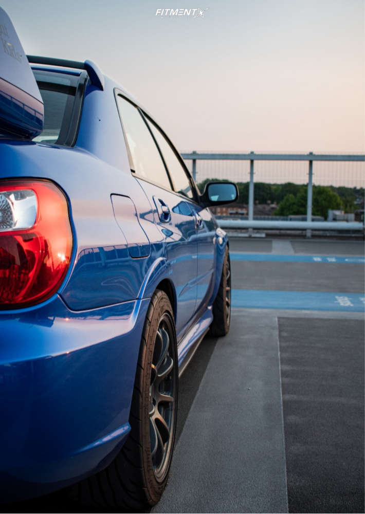 2007 Subaru Impreza WRX STI with 18x9 Enkei Pf09 and Nankang
