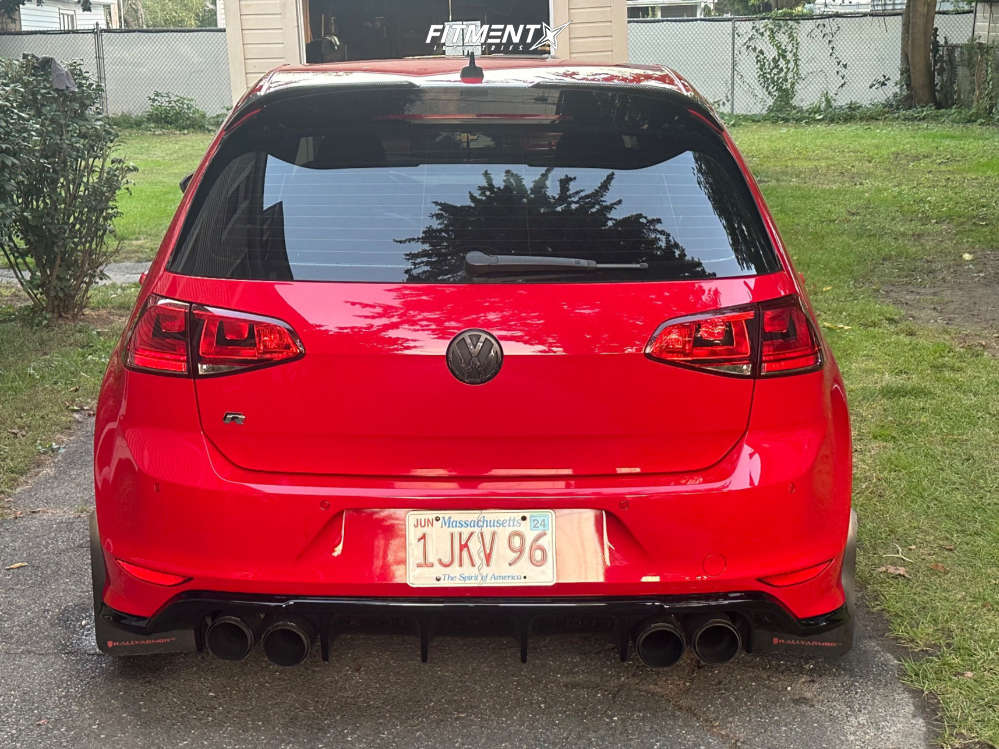 2015 Volkswagen Golf R Base with 17x8 Enkei TS10 and Continental 245x45 ...