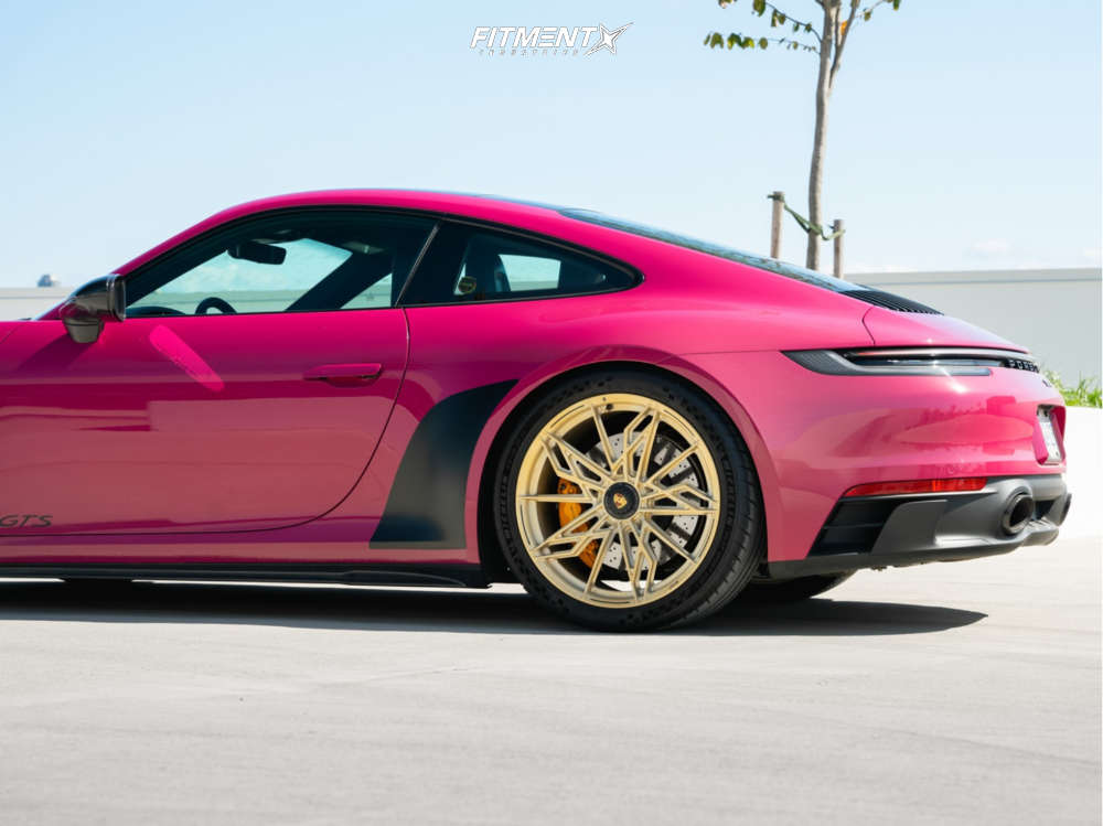 2022 Porsche 911 Carrera 4 GTS with 20x9 Forgelite SV07 and
