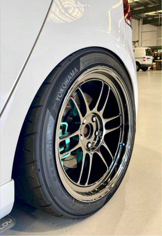 2012 Volkswagen Golf R Base with 18x9 Enkei Rpf1 and Yokohama