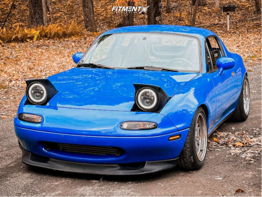 1993 Mazda Miata LE with 15x8 Enkei Apache Ii and Continental 205x50 on