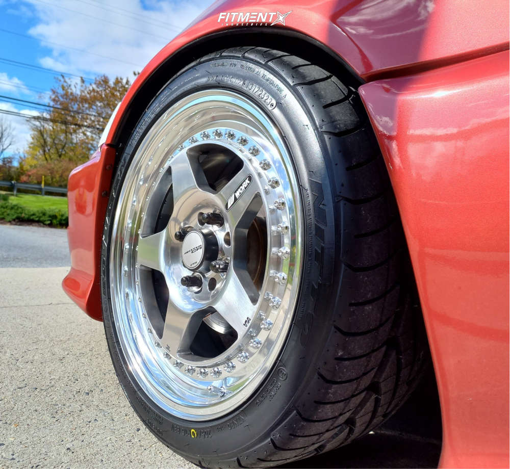 1990 Honda Civic DX with 16x7 Work Meister Cr01 and Nitto 205x40