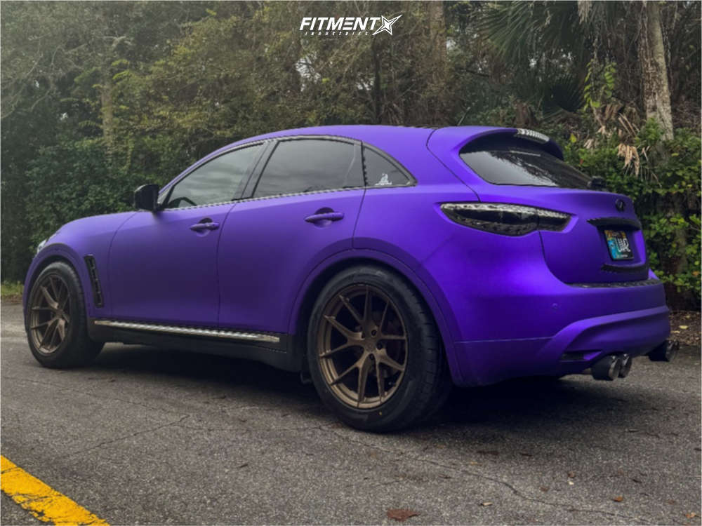 インフィニティ 2017 INFINITI QX70 Limited with 20x10.5 Aodhan Aff7 and Atturo