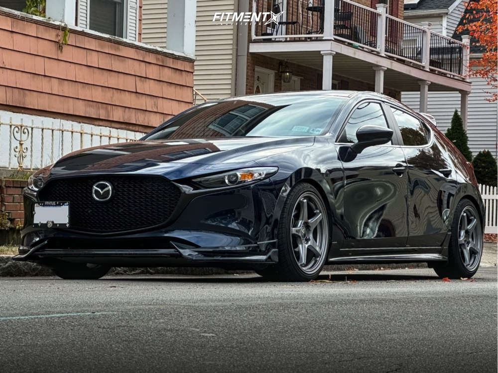 2019 Mazda 3 Preferred with 18x8.5 Enkei Ts5 and Vercelli 225x40 on