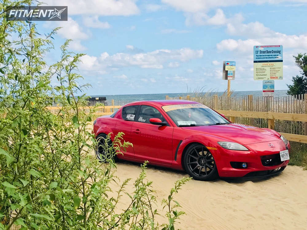 2008 Mazda RX-8 GS with 18x8.75 XXR 527 and Continental 225x40 on