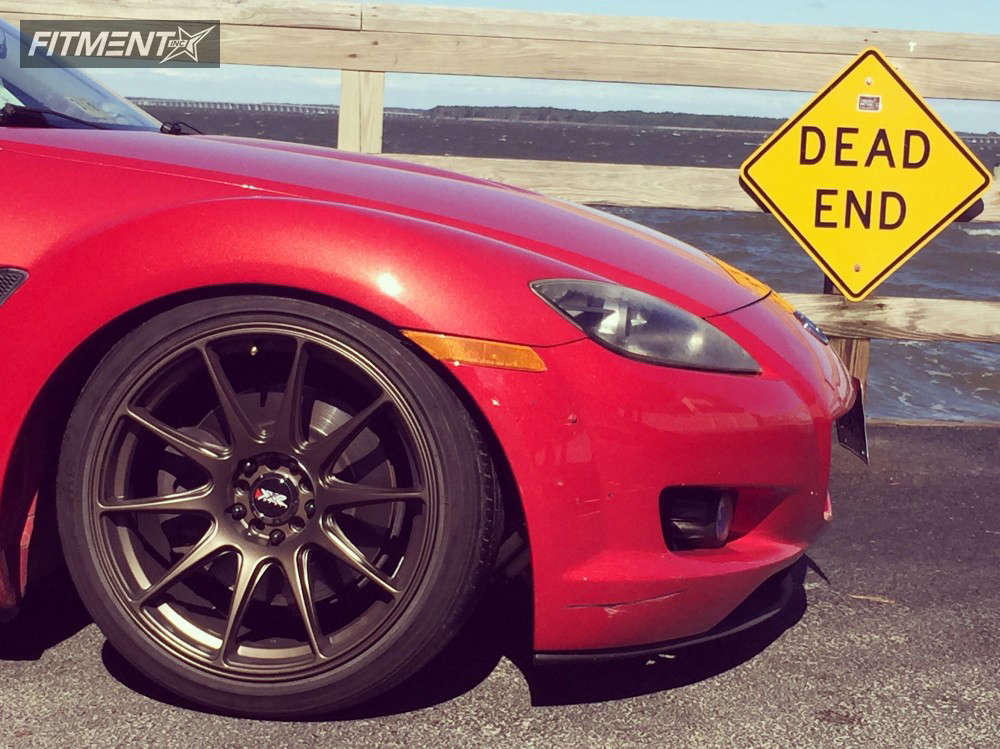 2008 Mazda RX-8 GS with 18x8.75 XXR 527 and Continental 225x40 on
