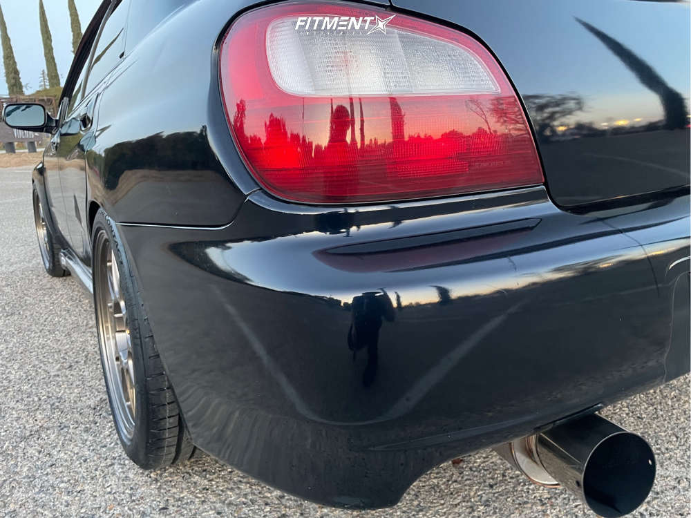 2002 Subaru Impreza WRX with 17x9 Konig Dekagram and Continental