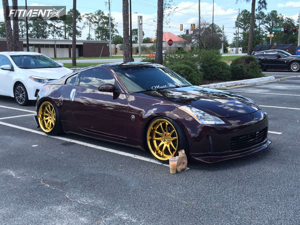2003 Nissan 350Z Base with 19x11 Aodhan DS02 and Nankang 245x35 on