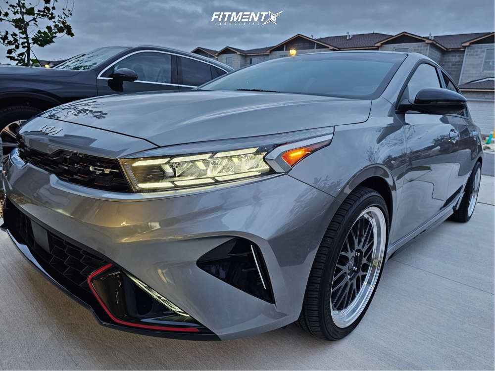 2023 Kia Forte GT with 18x8 Vors Vr8 and Kumho 225x40 on Stock