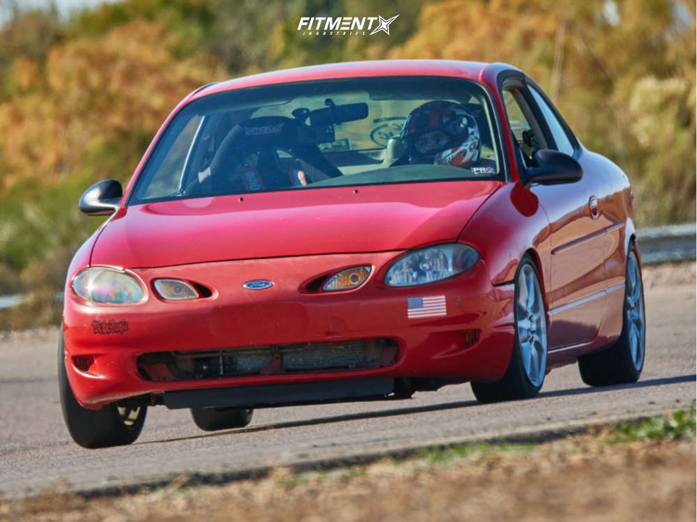 1998 Ford Escort ZX2 Hot Coupe with 17x7 Enkei J10 and Falken 215x40 on ...