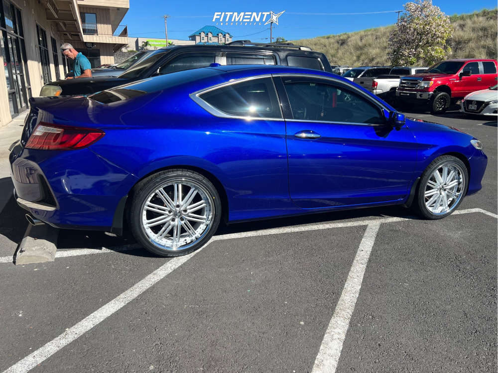 2017 Honda Accord EXL with 20x8.5 2Crave N33 and Nitto 245x35 on Stock