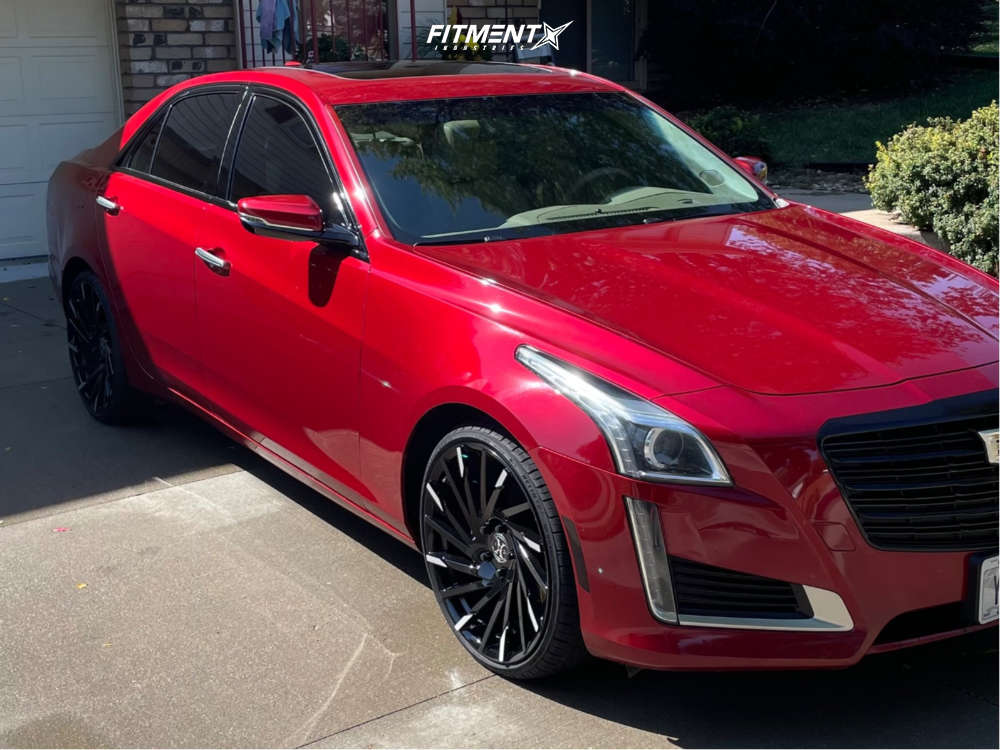 1 2016 Cts Cadillac Luxury Stock Stock Xcess X02 Black Machined