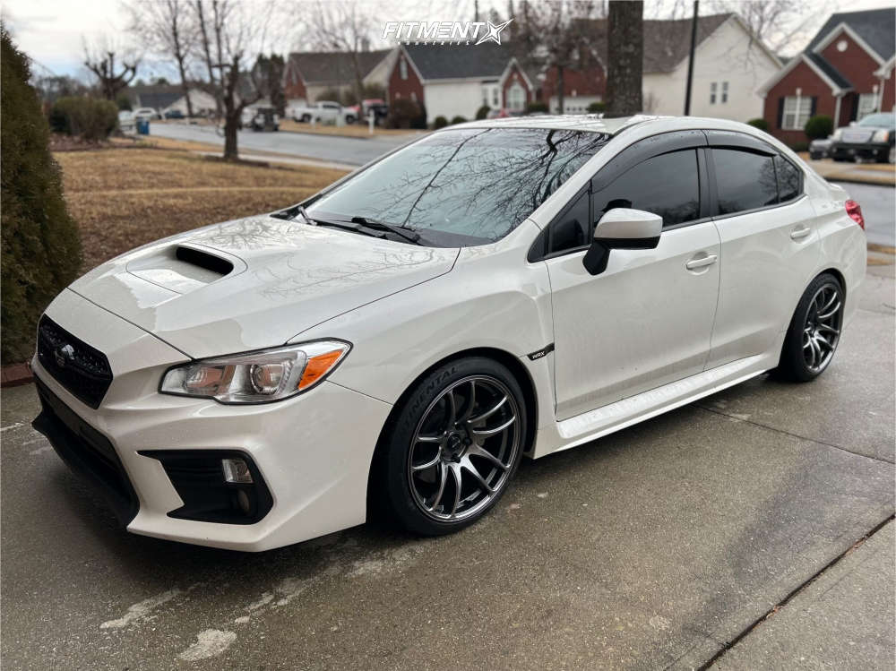 2021 Subaru WRX Premium with 18x9.5 Vors Tr4 and Continental