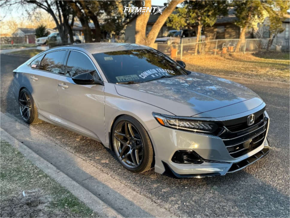 2021 Honda Accord Sport with 19x9.5 Kansei Astro and Goodyear