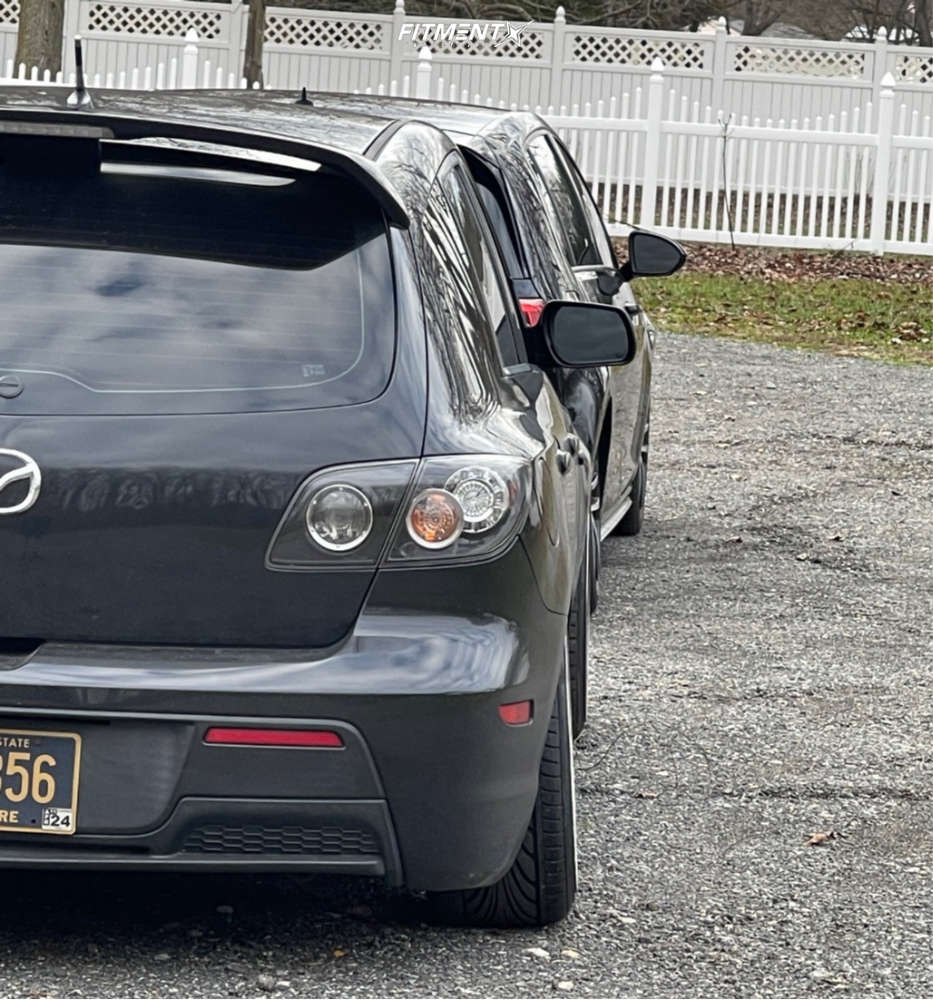 2009 Mazda Mazdaspeed 3 with 18x9 Kansei Knp and Accelera 215x35