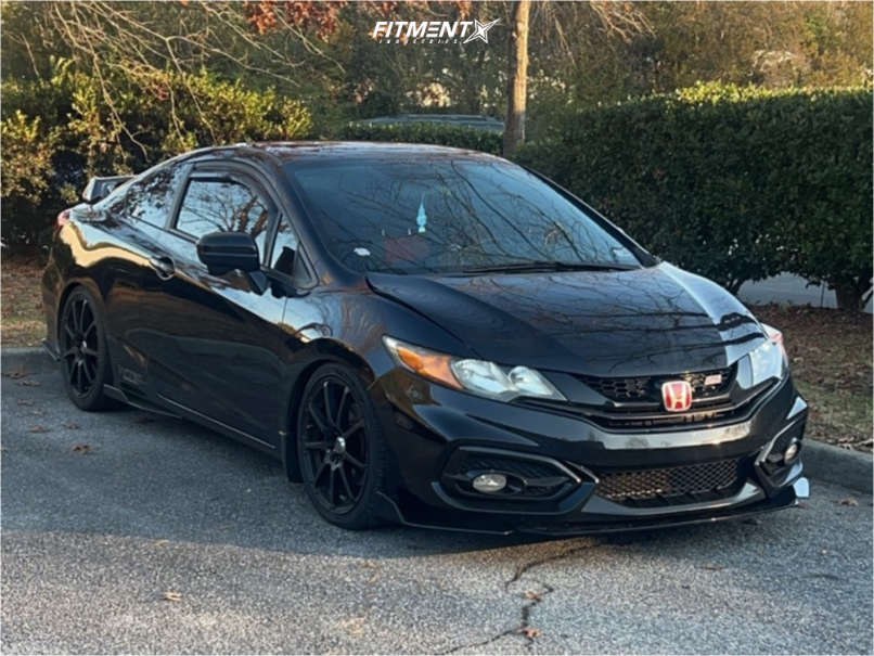 2015 Honda Civic Si with 18x7.5 Enkei Edr9 and Lexani 225x40 on