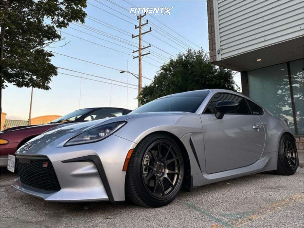 2023 Toyota GR86 Base with 17x9 Rota Titan and Michelin 215x45 on