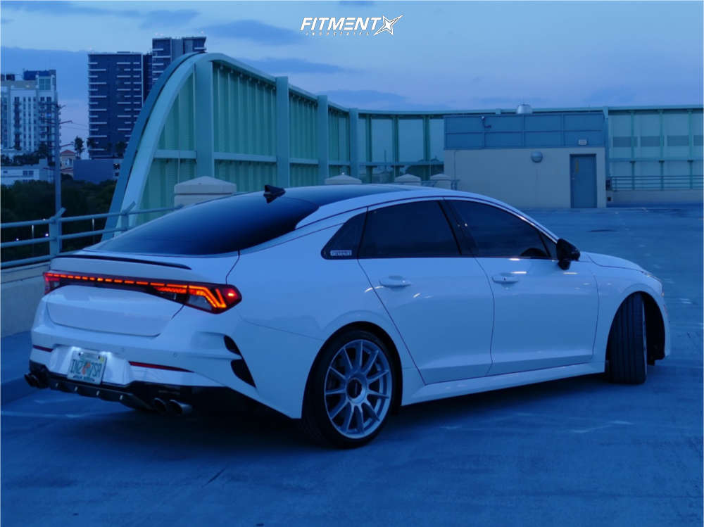 2024 Kia K5 GT with 19x8.5 Rotiform Dtm and Lexani 235x35 on Lowering Springs 2918479