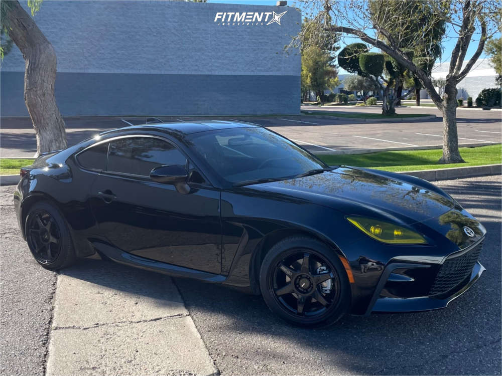 2023 Toyota GR86 Base with 17x8 Enkei T6r and Michelin 215x45 on