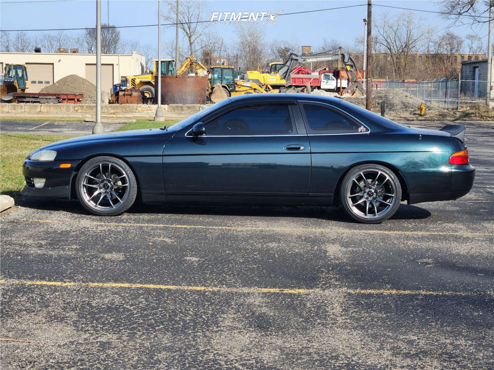 1993 Lexus SC300 Base with 18x9.5 Vors Tr4 and Lexani 225x40 on ...