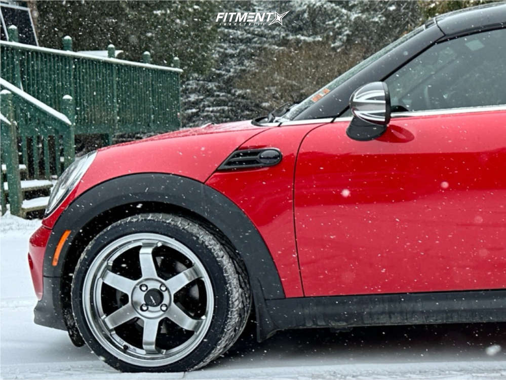 2014 Mini Cooper Coupe with 17x8 AVID1 Av6 and Nitto 205x40 on Stock ...