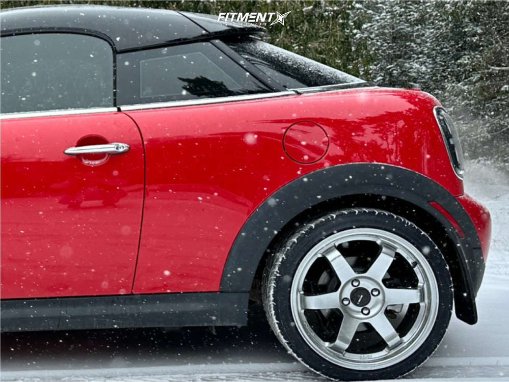 2014 Mini Cooper Coupe with 17x8 AVID1 Av6 and Nitto 205x40 on Stock ...
