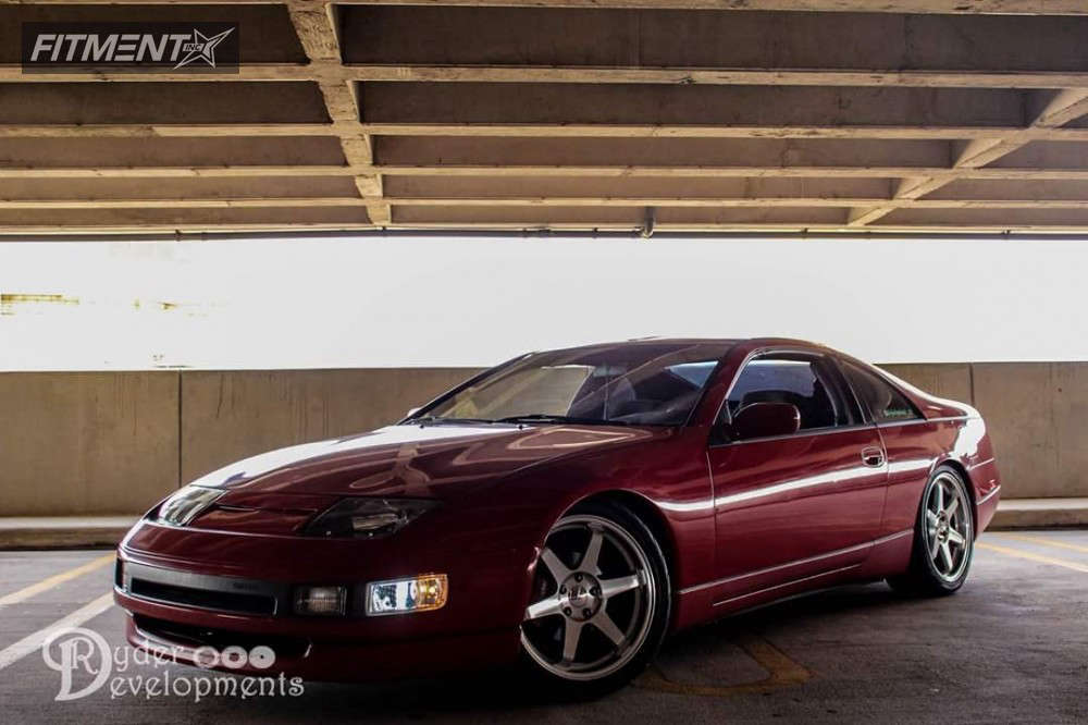 1990 Nissan 300ZX Base with 18x8.5 Varrstoen Es2 and Yokohama