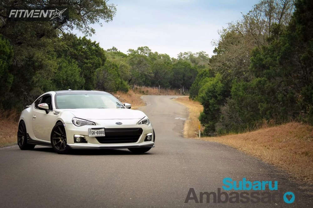 2013 Subaru BRZ Limited with 18x9.75 XXR 527 and Bridgestone