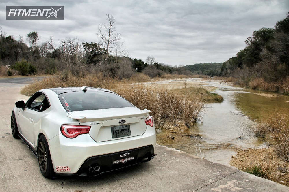 2013 Subaru BRZ Limited with 18x9.75 XXR 527 and Bridgestone