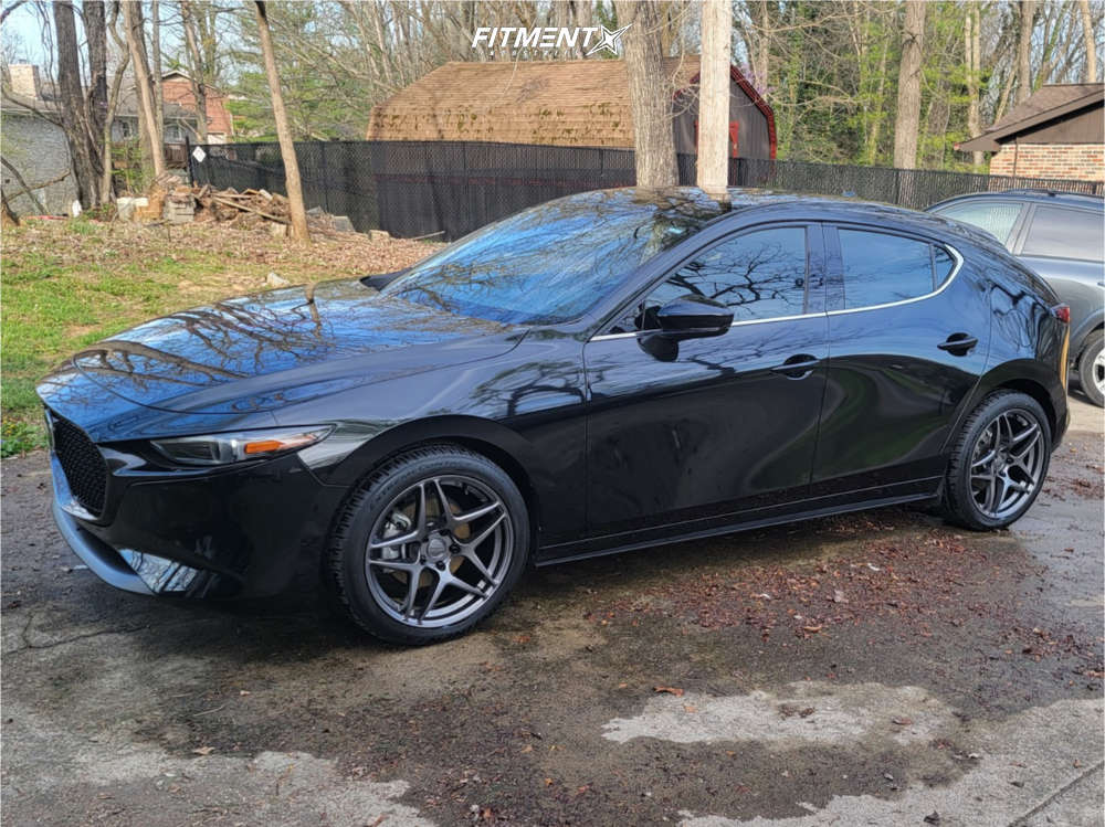 2020 Mazda 3 Premium with 18x8.5 Kansei Astro and Continental