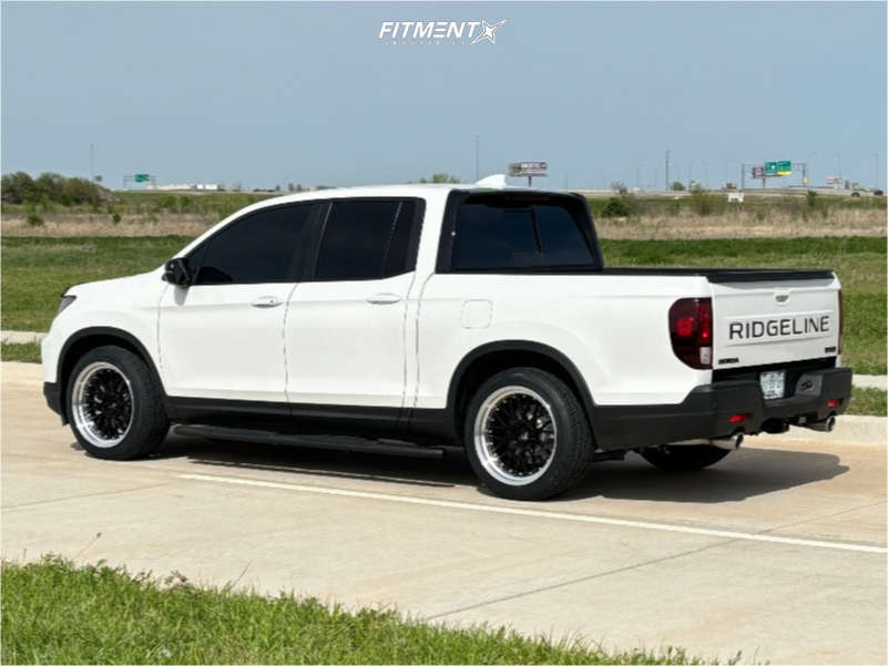 Lowered Ridgeling 2023 Honda Ridgeline Black Edition with 20x10.5 XXR 521 and Nitto ...